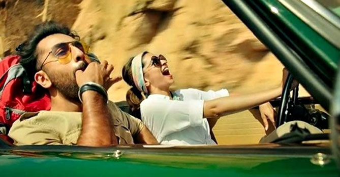 Movie Tamasha - Corsica Driving Scene