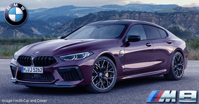 The 2020 M8 Gran Coupe is the Fastest BMW Sedan Ever