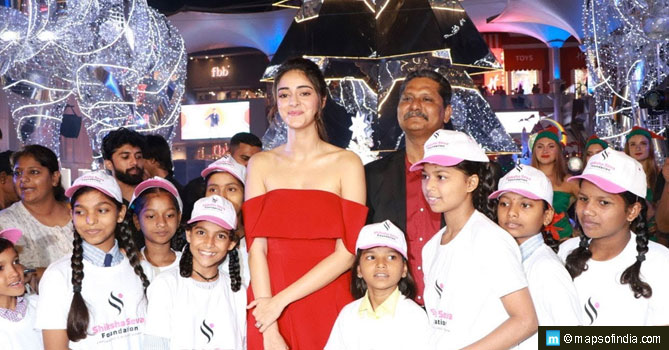 Ananya Panday Spending the Day at NGO