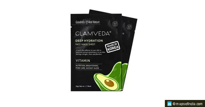 Glamveda Vitamin Nourishing Nourishing Korean Sheet Mask