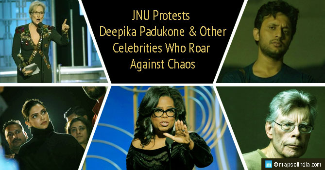 JNU Protests: Here is Deepika Padukone and Other Celebrities Who Roar Against Chaos