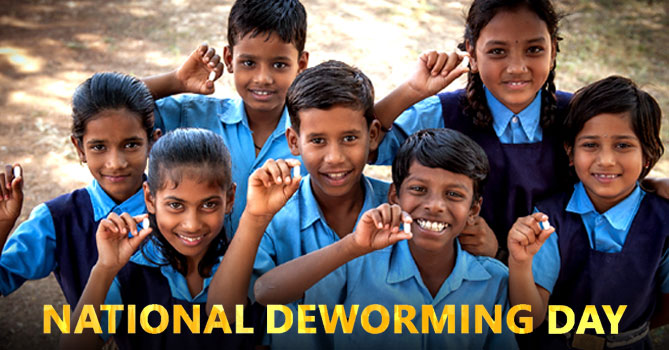 National Deworming Day | Children, adolescents between 1-19 yrs administered Albendazole today