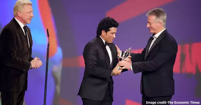 Sachin Bags Laureus Sporting Moment Award