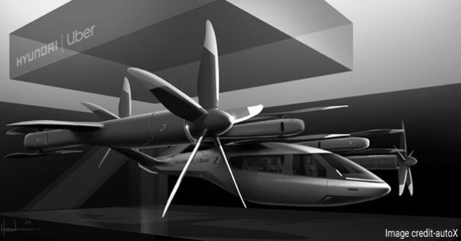 Hyundai Uber Flying Car Off to The Future: Hyundai Unveils Flying Car Concept