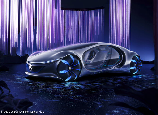 Mercedes' Possible Answer to BMW's Vision 100 is a Concept Car Inspired from Avatar