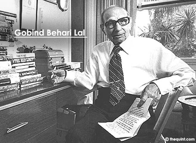 Gobind Behari Lal