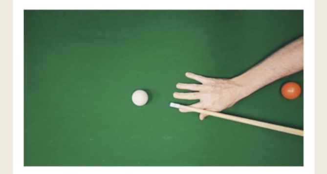 What is the white ball called in this sport