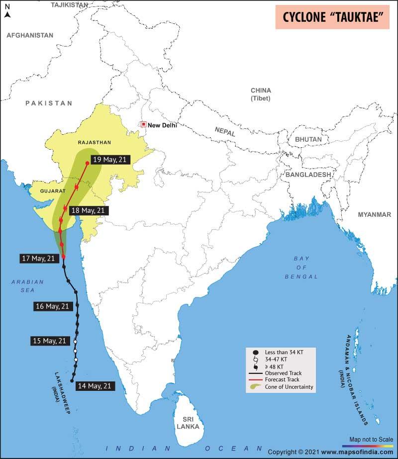 Cyclone Map Of India Tauktae Cyclone Map – Maharashtra, Gujarat To Rajasthan | Where To Check  Live Tracker, Videos And News - India