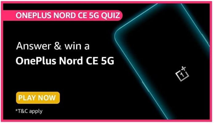 OnePlus Nord Amazon Quiz