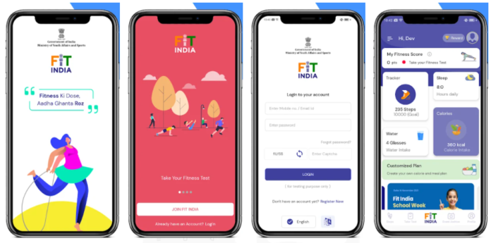 Fit India Mobile App
