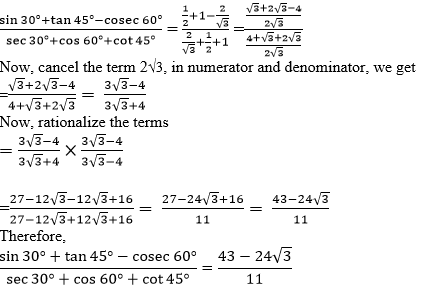 Solved L.H.S. =cos(90∘−θ)=sinθ∵ L.H.S. = R.H.S.