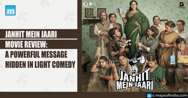 Janhit Mein Jaari Movie Review: A powerful message hidden in light comedy Janhit Mein Jaari Movie Review: A powerful message hidden in light comedy
