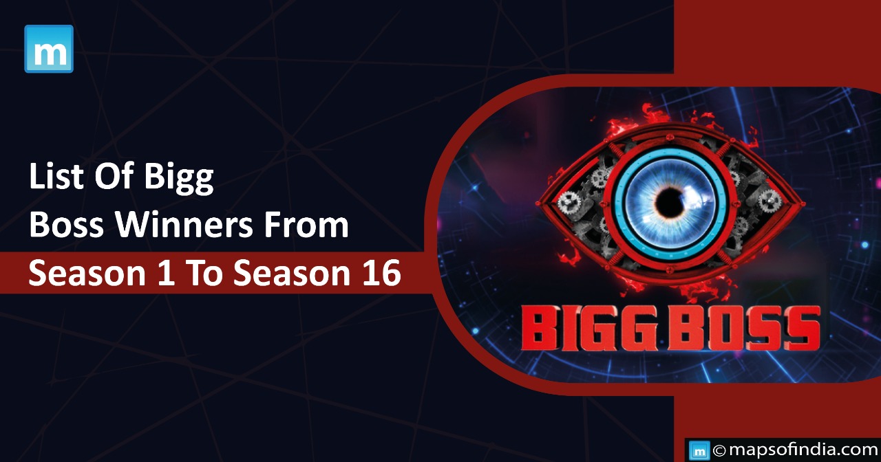 List Of Bigg Boss Winners From Season 1 To 16 - Entertainment show
