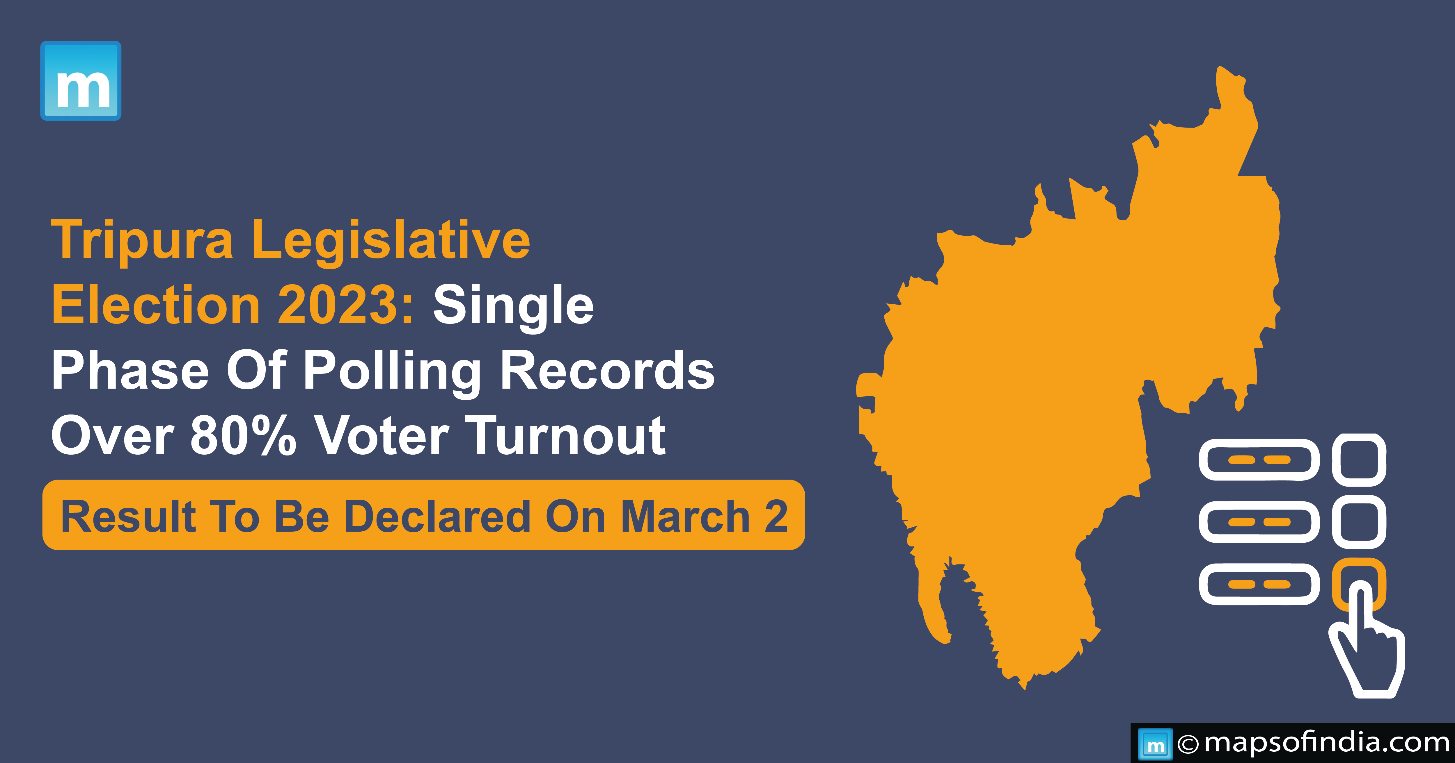 Tripura Legislative Election 2023 Single Phase Of Polling Records Over