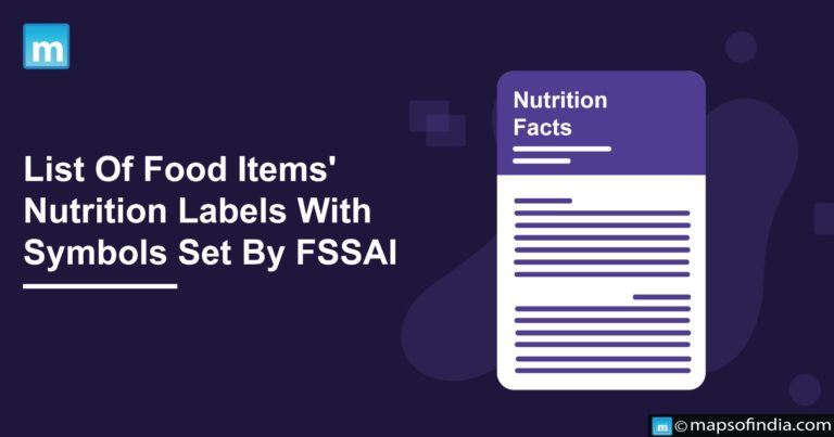 List Of Food Items’ Nutrition Labels With Symbols Set By FSSAI