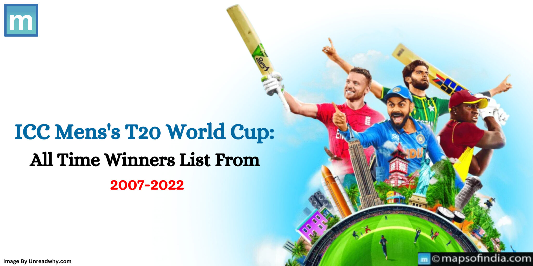 ICC Men’s T20 World Cup All Time Winners List From 2007 2022 Asia