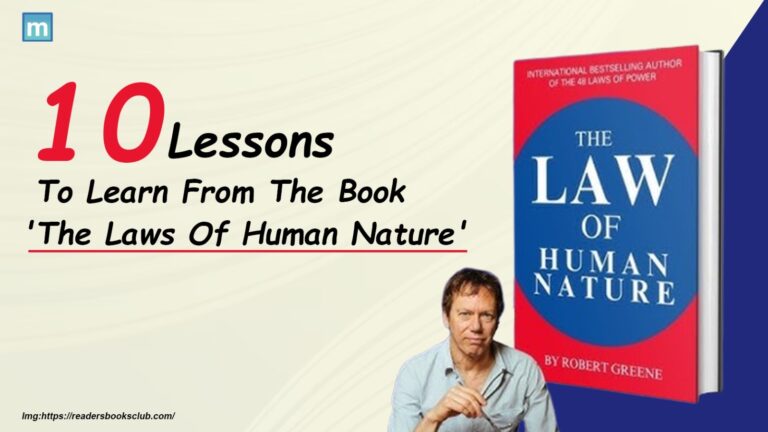 10 Lessons To Learn From The Book ‘The Laws Of Human Nature’