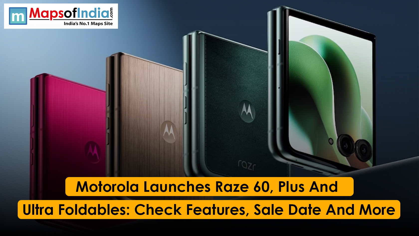 Motorola launches raze 6-0