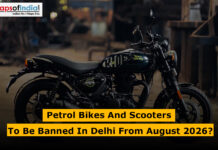 Petrol Bikes and Scooters to be Banned in Delhi from August 2026 Petrol Bikes and Scooters to be Banned in Delhi from August 2026