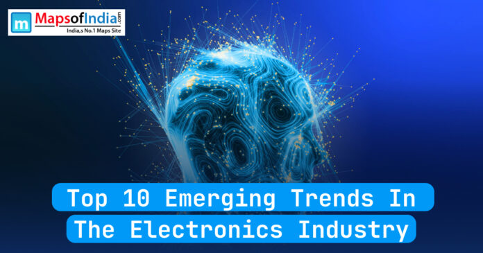 Visual representation of key electronics industry trends in 2025
