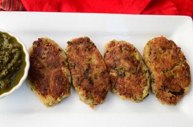 Aaloo Matar Cutlet