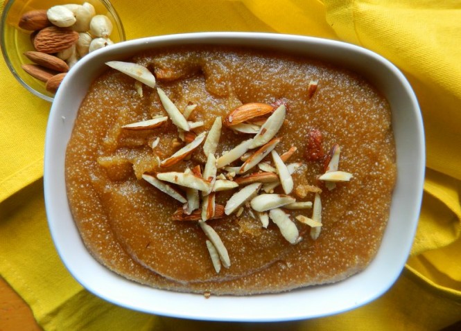 Aata Besan Sooji Halwa