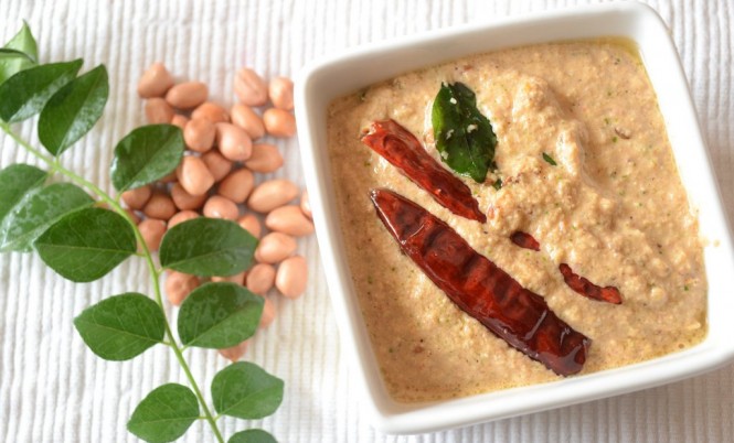 Andhra Style Peanut Chutney