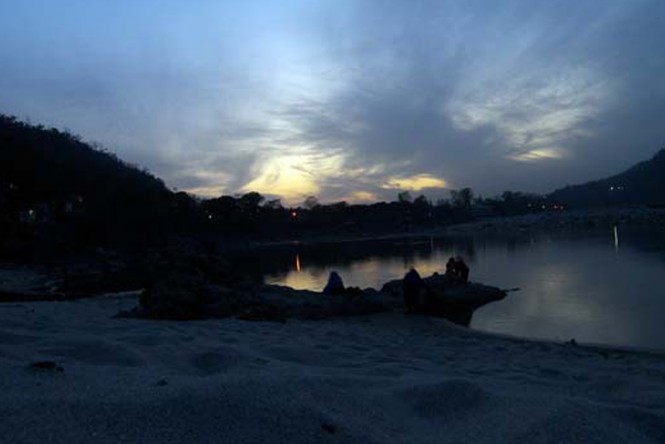 Beauty of Rishikesh at night