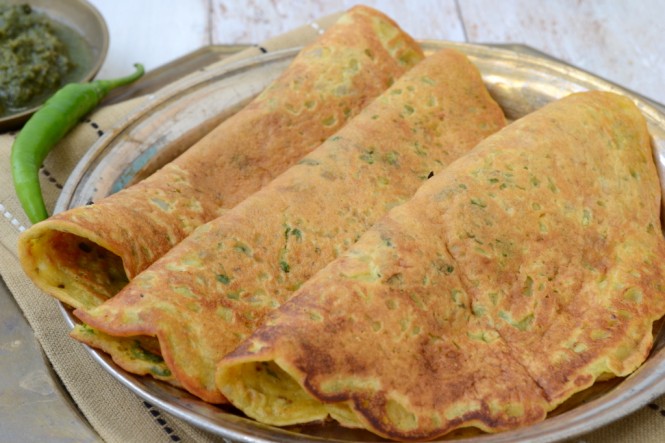 Besan aur Methi ka Chilla