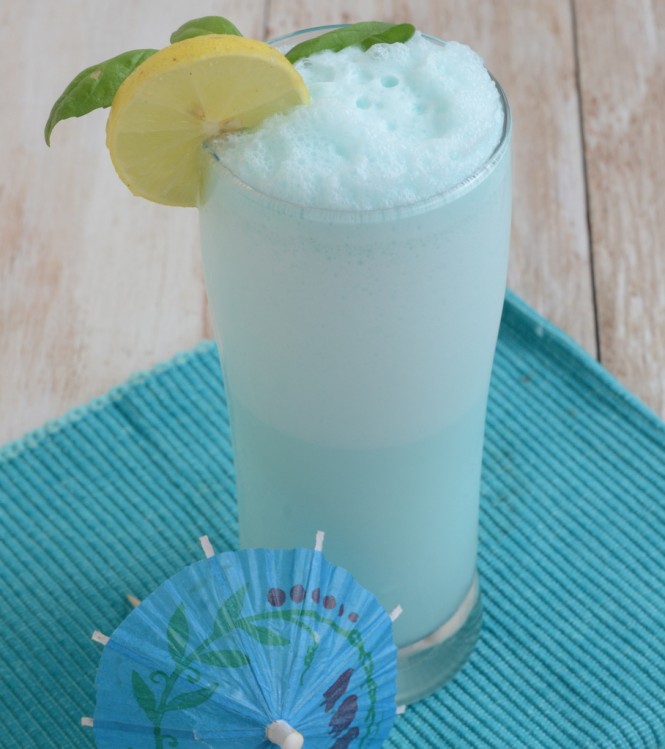 Blue Curacao Ice Cream Mocktail