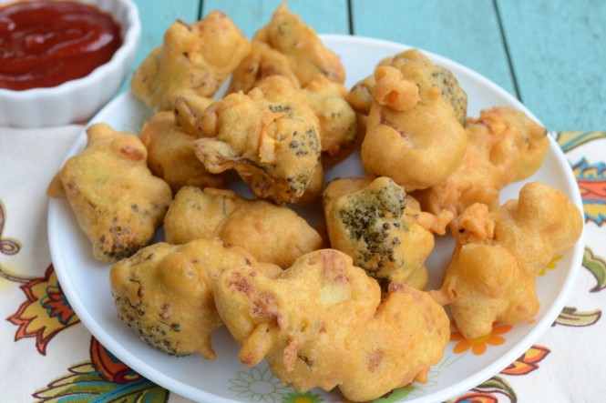 Broccoli aur Gobhi ke pakore