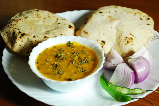 Daal Roti is aan always good food option