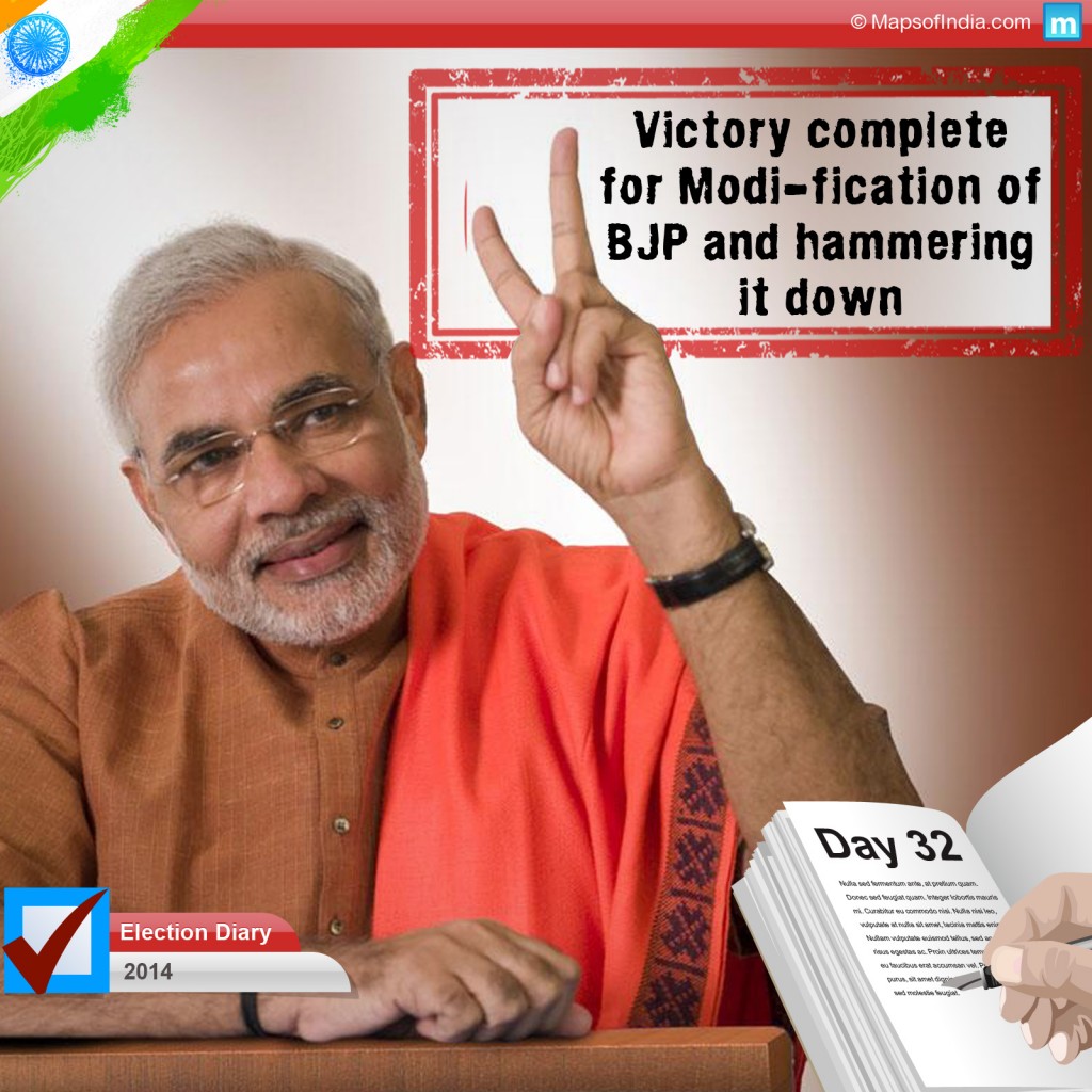 Narendra Modi has completed Modi-fication of BJP