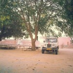 Mild sandstorm made cycling difficult