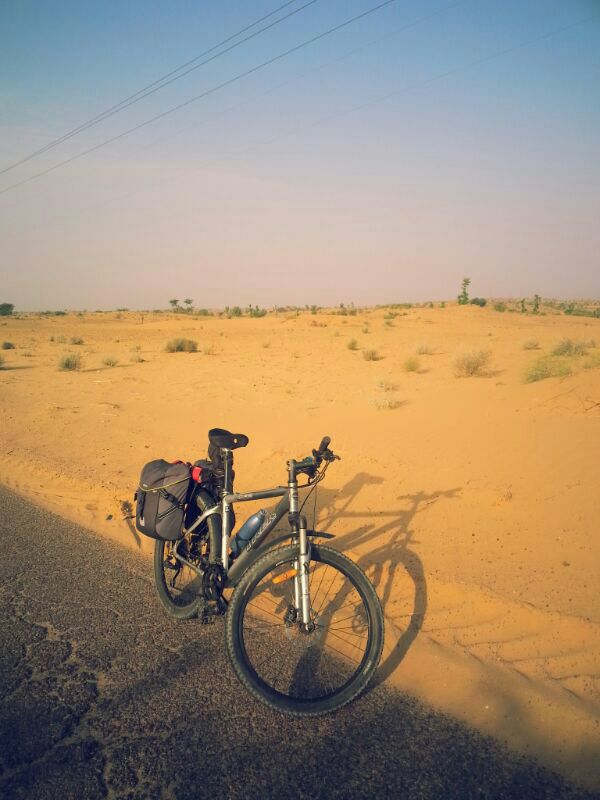 Ride in desert