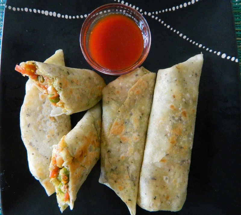 Mix Veg Wrap Recipe - Breakfast Recipes