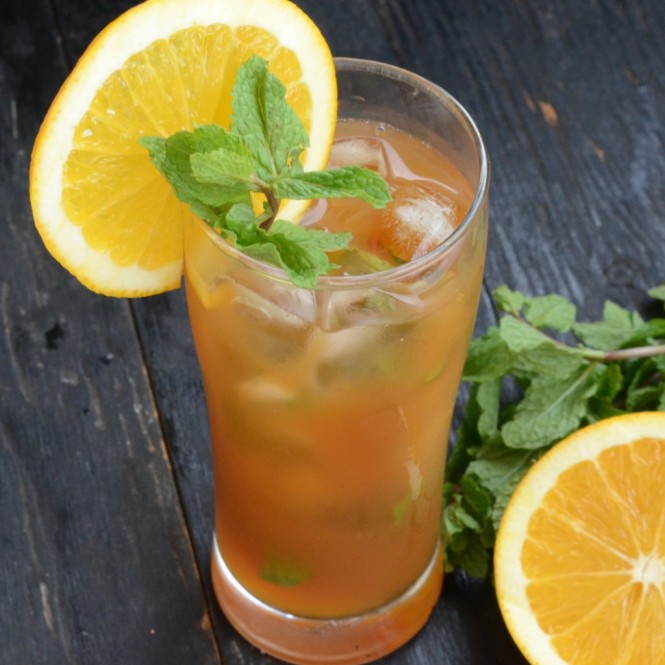 Orange Mint Iced Tea