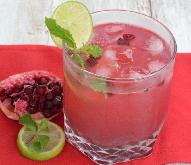 Pomegranate and Ginger Cooler