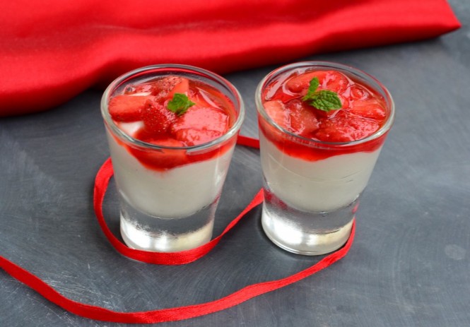 White Chocolate & Strawberry Mousse