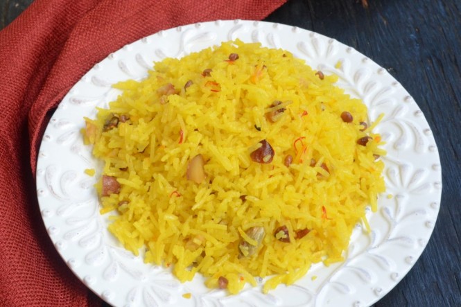 Zarda Pulao