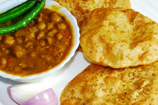 Poori with choley, the combo is deadly enough to throw all your diet plans to air