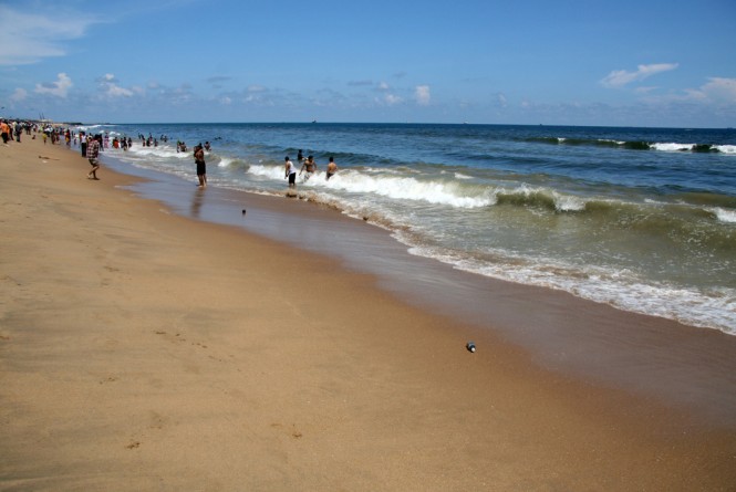 Marina Beach in Chennai