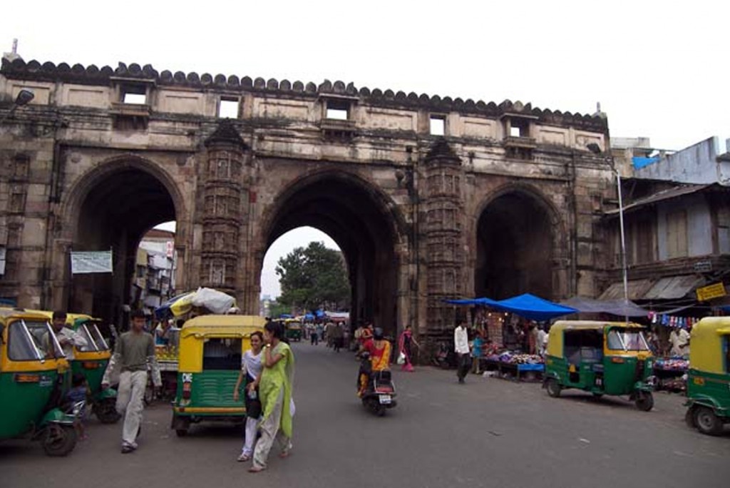 The Ornate Teen Darwaza at Ahmedabad