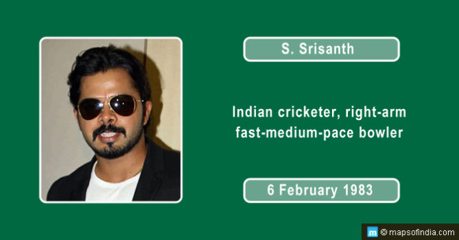 S. Srisanth Indian Cricketer