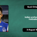 Sunil Chhetri - A Renowned Sports Personality