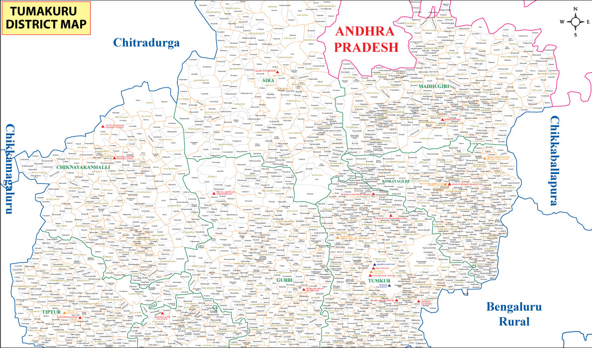 tumakuru-district-map