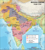 Mughal Empire Map