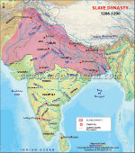 Slave Dynasty Map