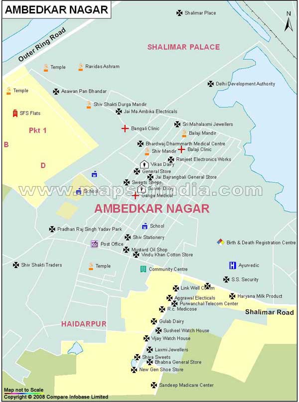 Ambedkar Nagar Map