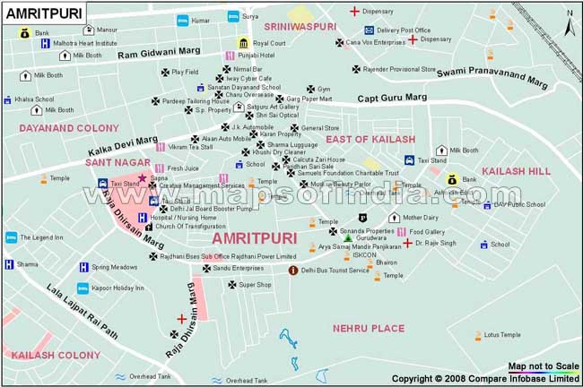 Amritpuri Map